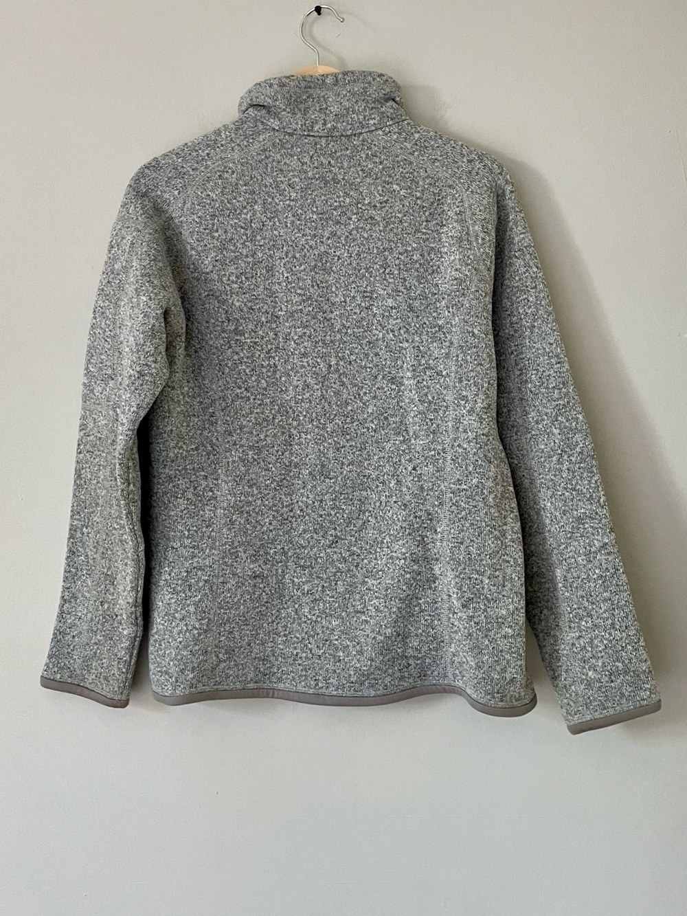 Patagonia Heather Gray Quarter-Zip Better Sweater - Picture 2 of 5